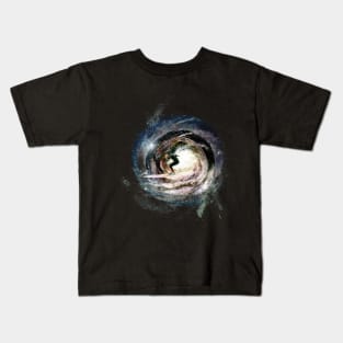 Galaxy surfer Kids T-Shirt